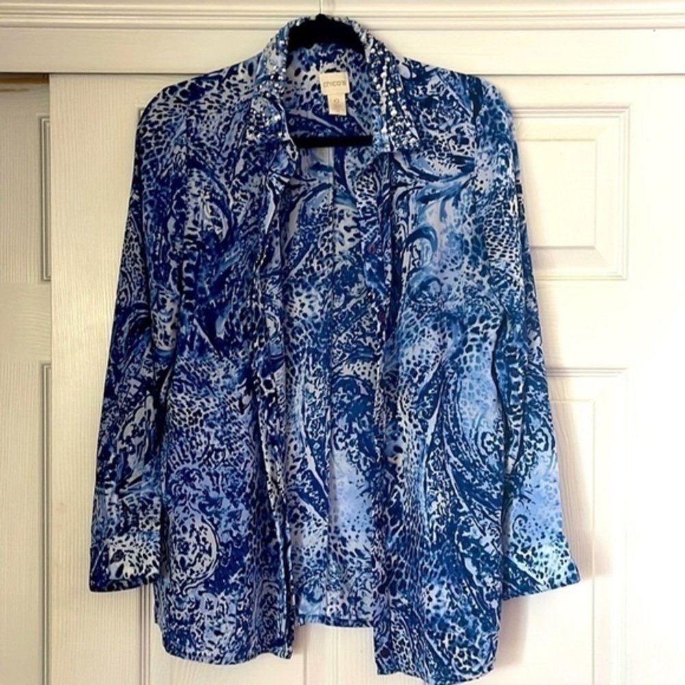CHICO’S Blouse Size XL